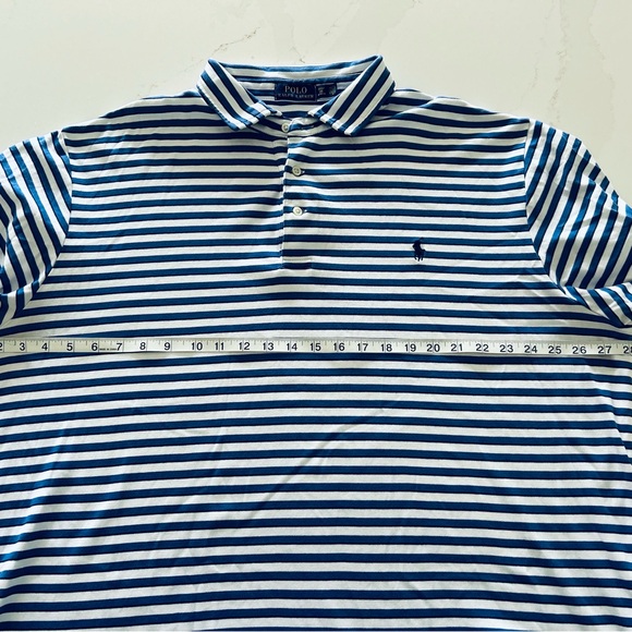 Polo Ralph Lauren Polo Golf Shirt Striped 100% Cotton 3XB - Picture 5 of 9